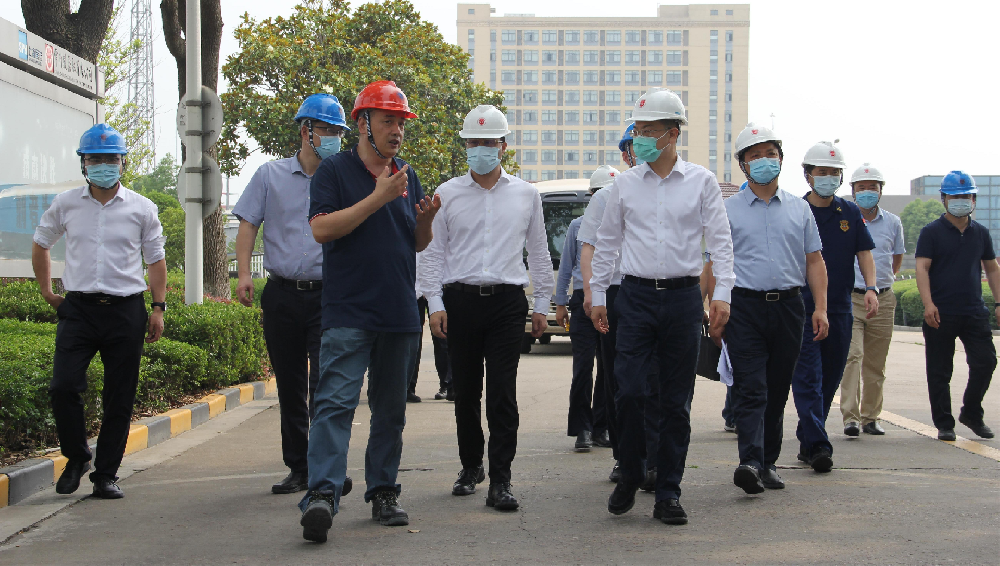 常州市副市長李林一行來我司督查安全生産工作